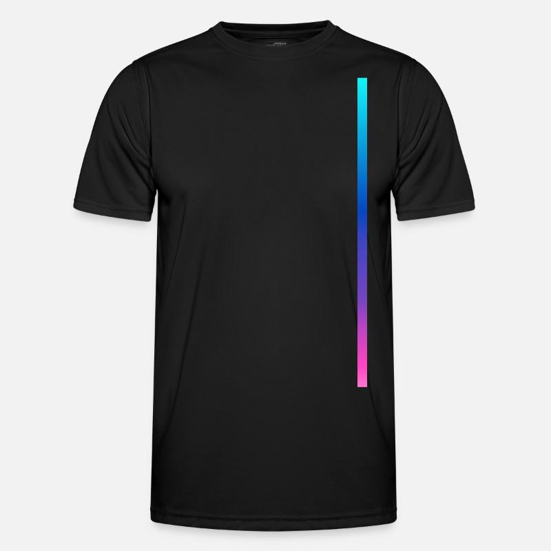 Couleurs Stripe Design T-shirt sport Homme