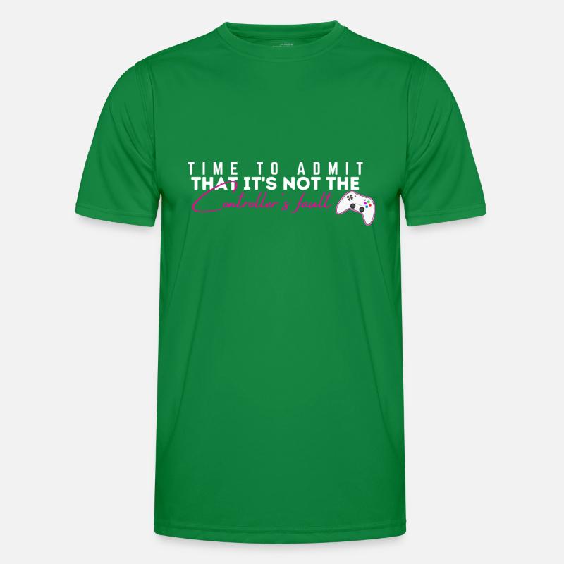 Schuld des Controllers Männer Funktions-T-Shirt