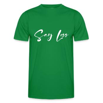 Say Less - Men's Functional T-Shirt - kelly green - Front - AI Model Male 178 dark (178cm)