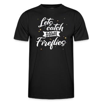 Luciole de feu insecte - T-shirt sport Homme - noir - Devant - AI Model Male 178 dark (178cm)