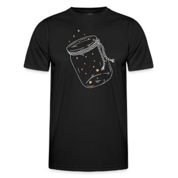 Luciole de feu insecte - T-shirt sport Homme - noir - Devant - AI Model Male 178 dark (178cm)
