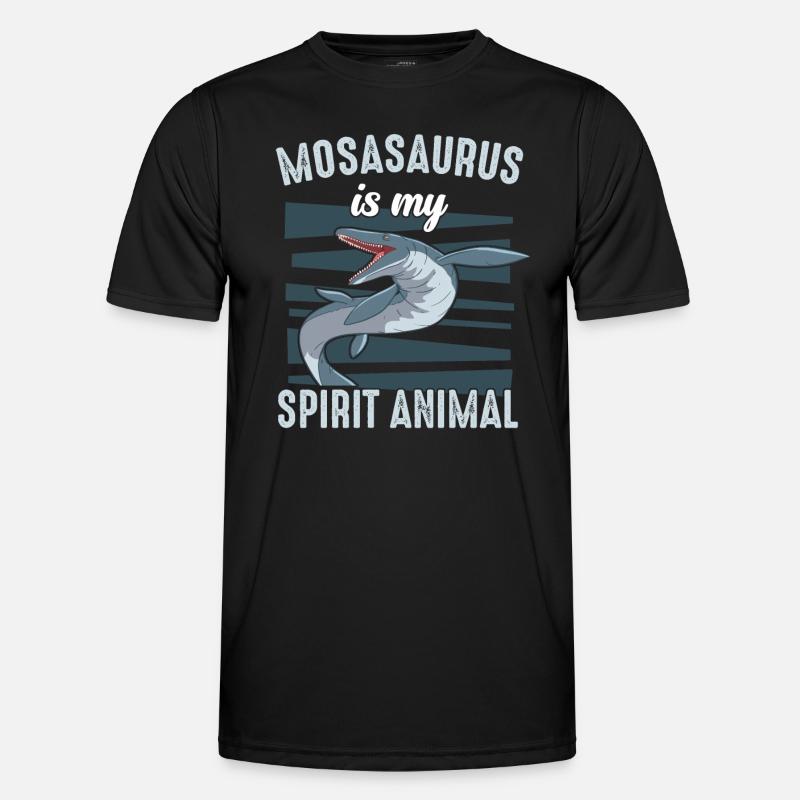 Mosasaurus Dinosaur Reptile - Men's Functional T-Shirt - black
