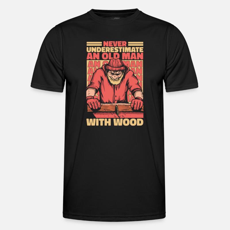 Carpenter Woodworker Carpentry Men's Functional T-Shirt