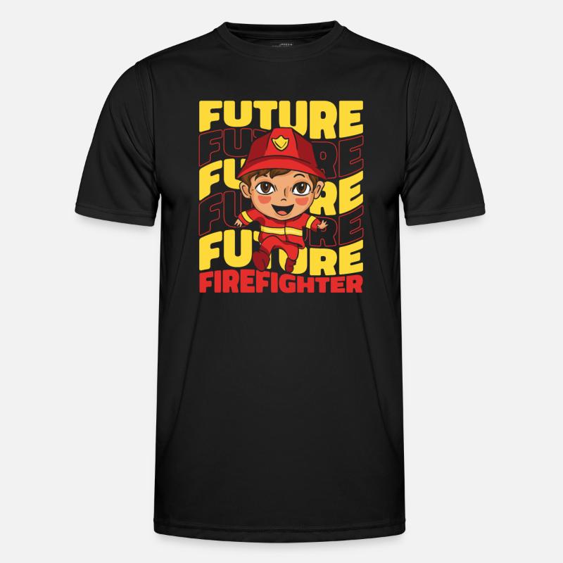 Feuerwehrmann Männer Funktions-T-Shirt