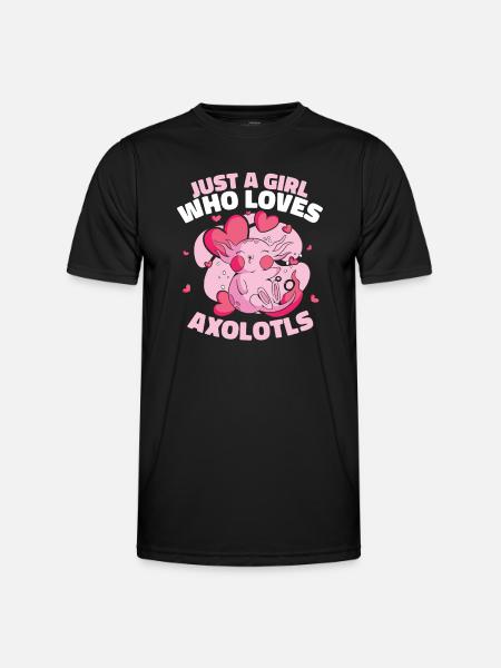Poisson Axolotl - T-shirt sport Homme - noir