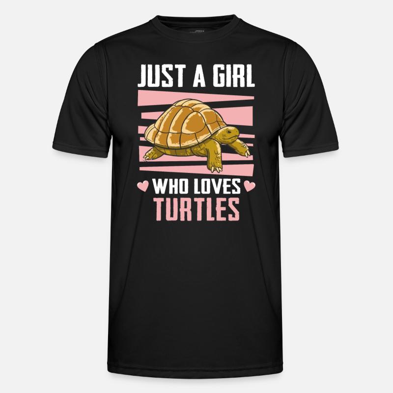 Turtle Sea Turtle Turtle Animal - Men's Functional T-Shirt - black