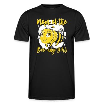 Honey bee Beekeeper Bees Bees Bee - Men's Functional T-Shirt - black - Front - AI Model Male 178 dark (178cm)