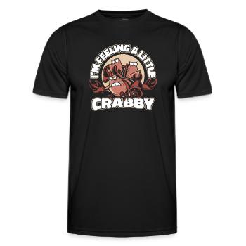 Crab Hermit Crab Crab Crab Cancer - Men's Functional T-Shirt - black - Front - AI Model Male 178 dark (178cm)
