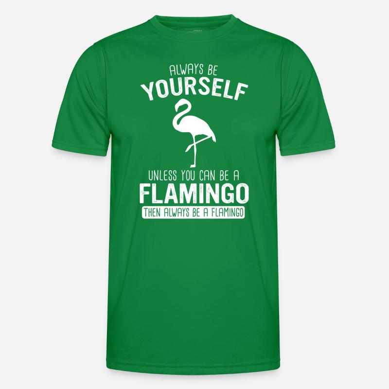 Flamingo Tier Rosa Männer Funktions-T-Shirt