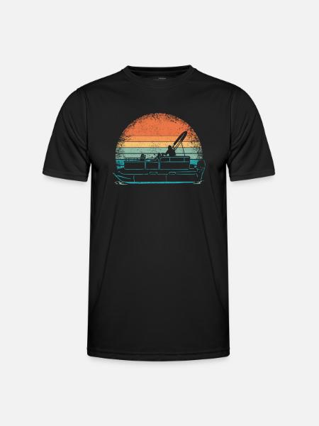 Pontoon Boat Captain Pontoon Boats - Men's Functional T-Shirt - black