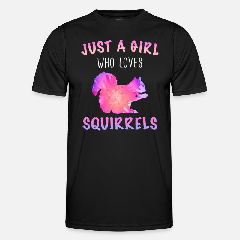 Squirrel Animal - Men's Functional T-Shirt - black