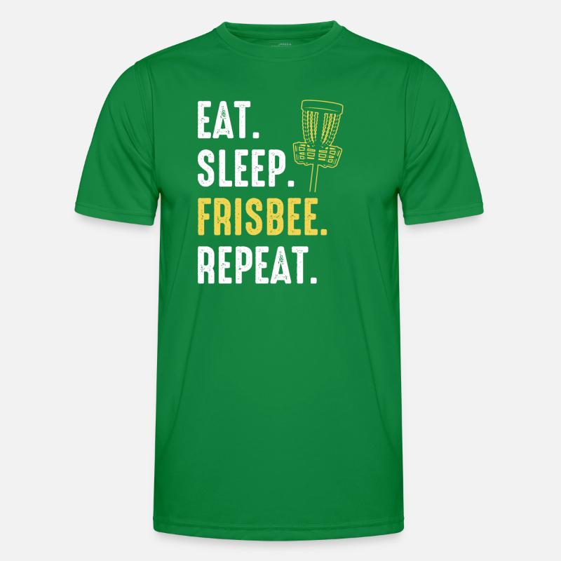 Frisbee Disc Golf Men's Functional T-Shirt