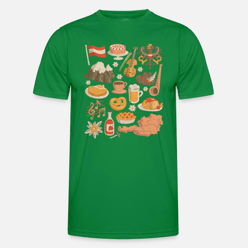 Autriche T-shirt sport Homme