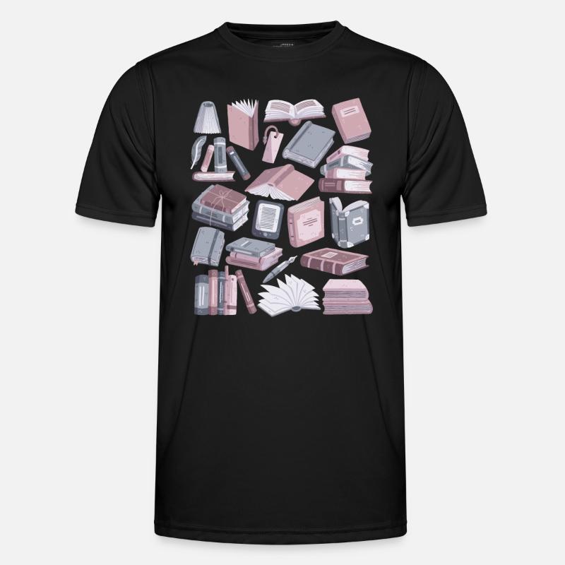 Bücher Männer Funktions-T-Shirt