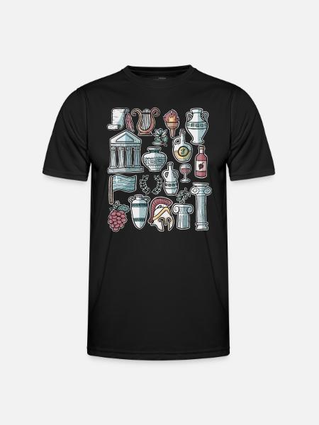 Grèce - T-shirt sport Homme - noir