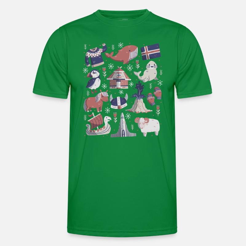 Iceland Men's Functional T-Shirt