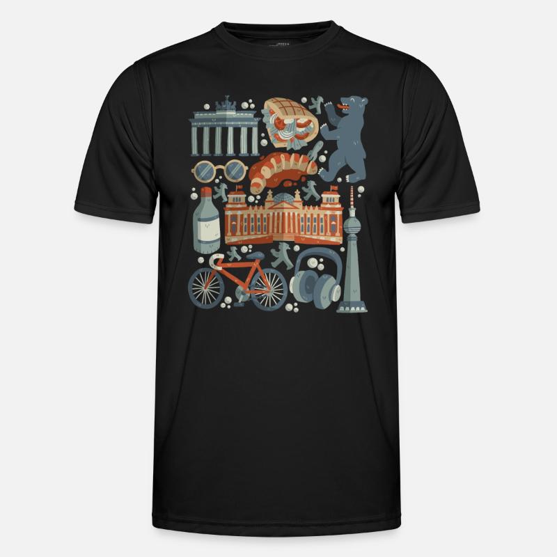 Berlin Männer Funktions-T-Shirt