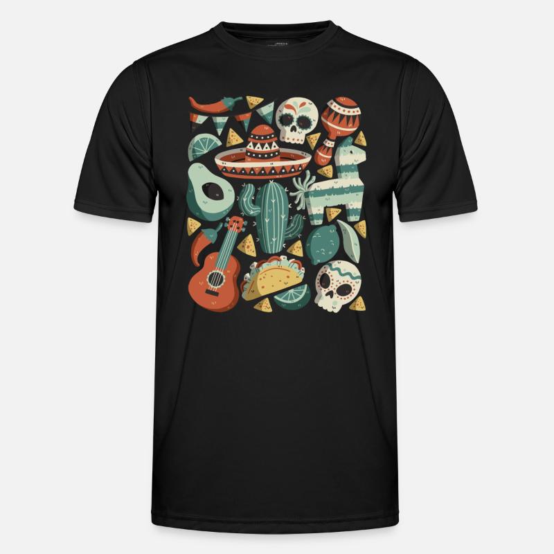 Cinco de Mayo - Men's Functional T-Shirt - black