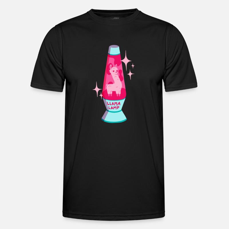 Llama Lava Lamp - Men's Functional T-Shirt - black