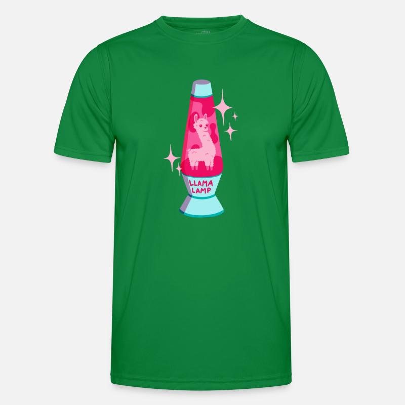 Llama Lava Lamp Men's Functional T-Shirt