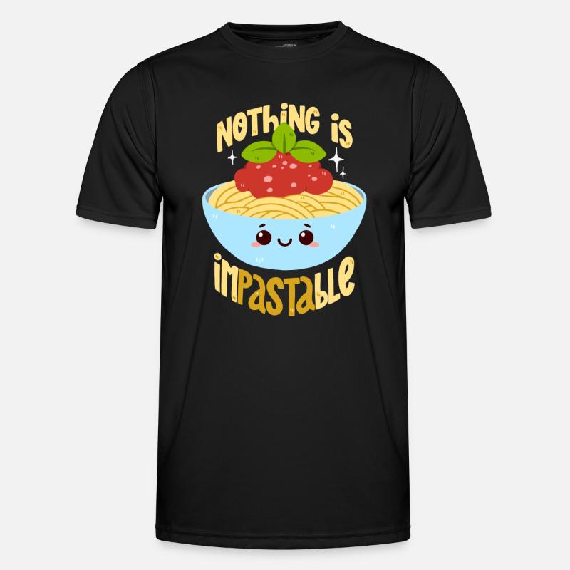 Pasta pun - Men's Functional T-Shirt - black