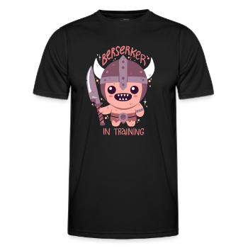 Berserker en formation - T-shirt sport Homme - noir - Devant - AI Model Male 178 dark (178cm)