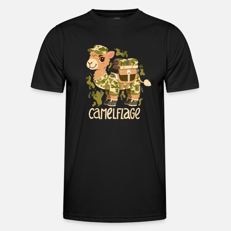 Camelflage - Men's Functional T-Shirt - black