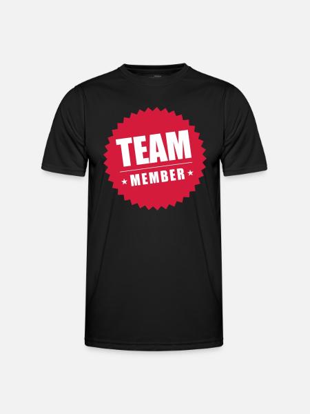 Team Members - Men's Functional T-Shirt - black
