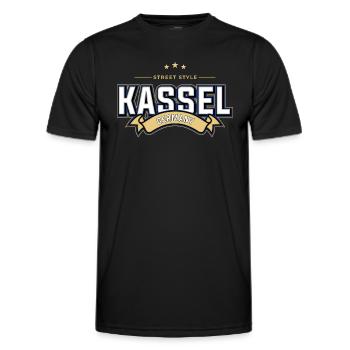 Kassel - T-shirt sport Homme - noir - Devant - AI Model Male 178 dark (178cm)