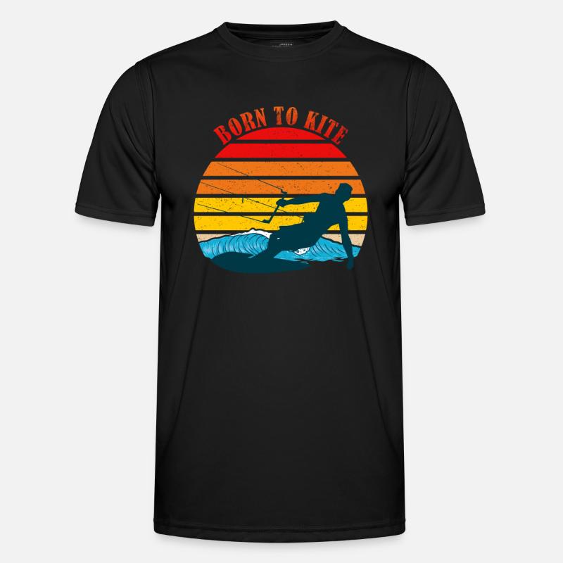Kitesurfing Sprichwort Männer Funktions-T-Shirt