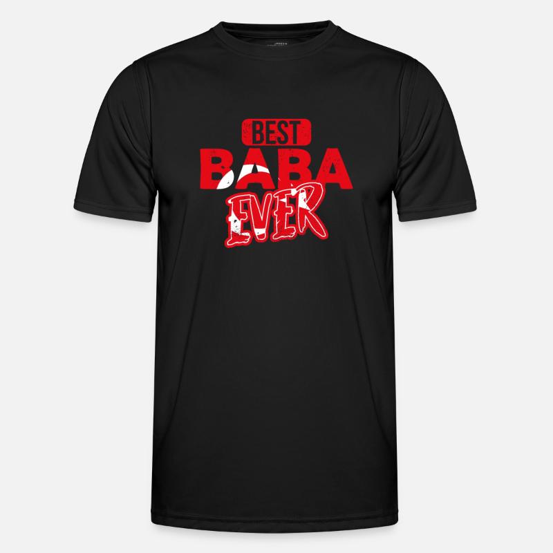 Best Baba Ever Turkish Father Men's Functional T-Shirt