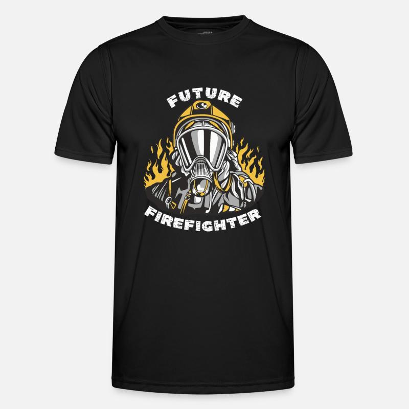 Future Firefighter - Men's Functional T-Shirt - black