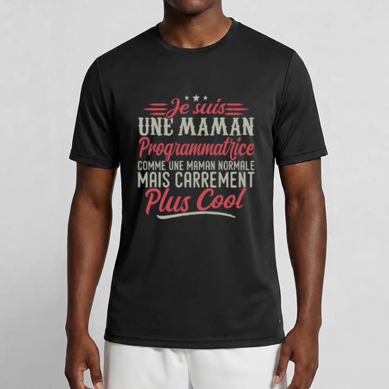 Ich bin Programmierer-Mama, ausgesprochen cool Männer Funktions-T-Shirt