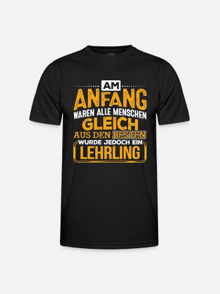 LEHRLING - Der Beste - Männer Funktions-T-Shirt - Schwarz