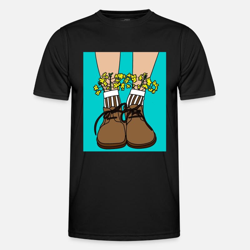 Chaussures comme pot de fleurs pour plantes T-shirt sport Homme