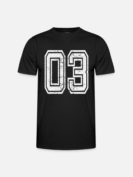 03 Afyon utilisé look blanc - T-shirt sport Homme - noir