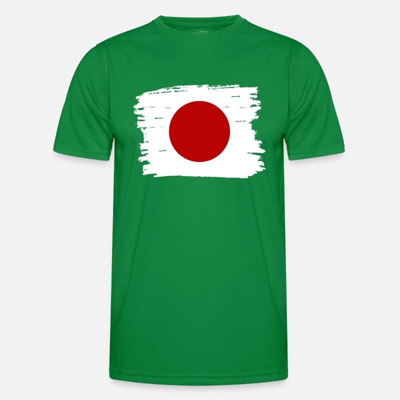 Drapeau du Japon utilisé Look Nihon drapeau japonais T-shirt sport Homme
