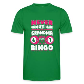 Bingo Gambling Lottery Bingo Joueurs - T-shirt sport Homme - vert - Devant - AI Model Male 178 dark (178cm)