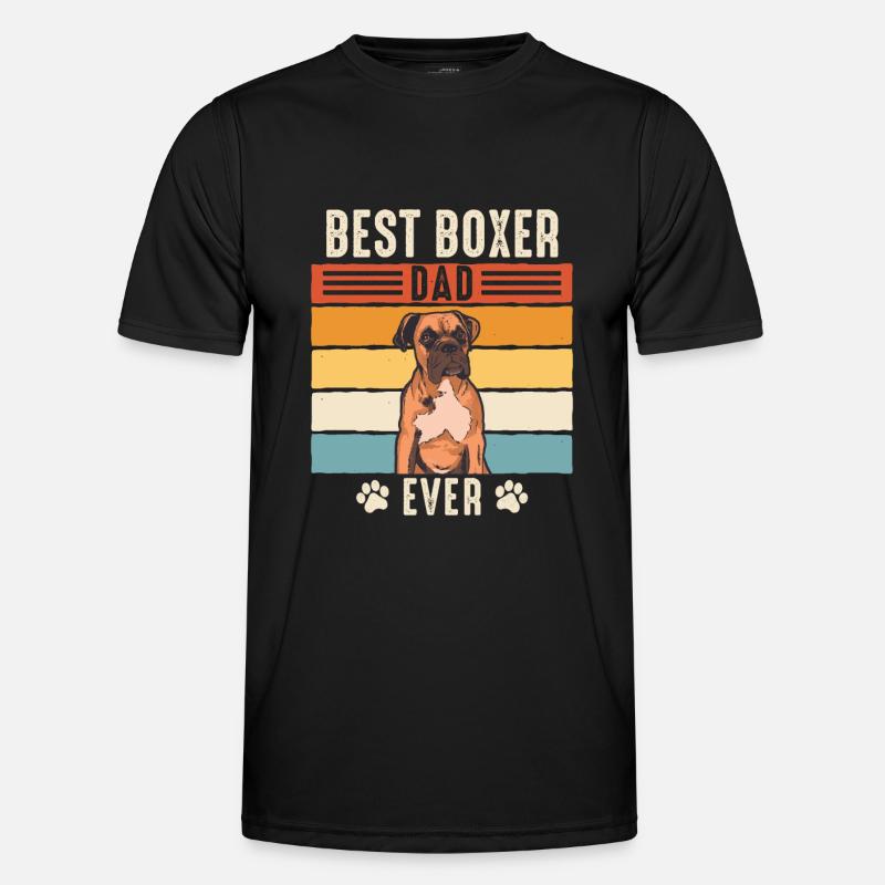 Deutscher Boxer Hund Hundebesitzer Hunde - Männer Funktions-T-Shirt - Schwarz