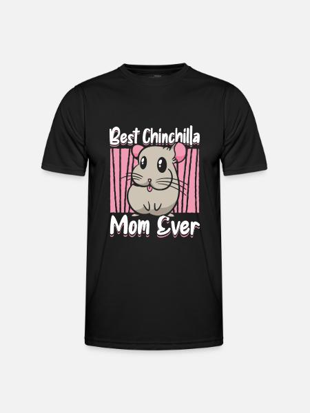 Chinchilla Chinchilla's Mouse - Men's Functional T-Shirt - black