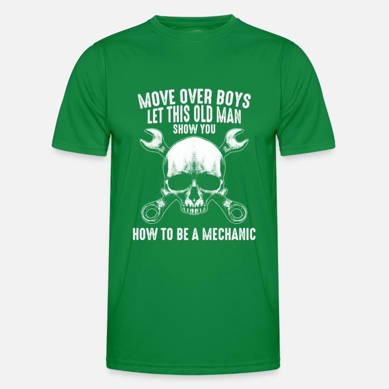 Mechanic Screwdriver Workshop Men's Functional T-Shirt