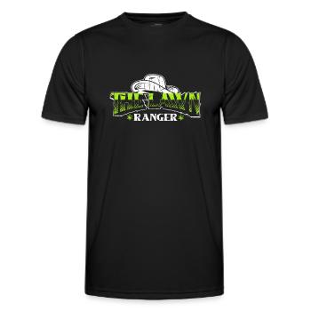 Lawn Mower Lawn Mower Garden - Men's Functional T-Shirt - black - Front - AI Model Male 178 dark (178cm)