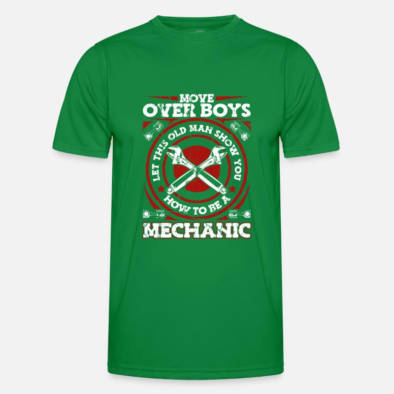 Mechanic Screwdriver Workshop Men's Functional T-Shirt