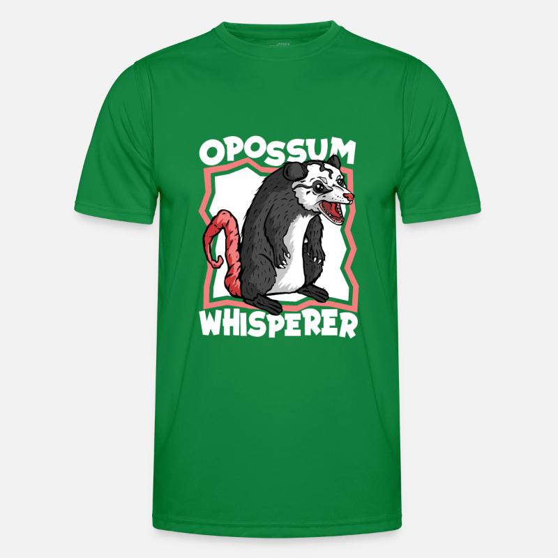 Opossum Possum Tier Männer Funktions-T-Shirt