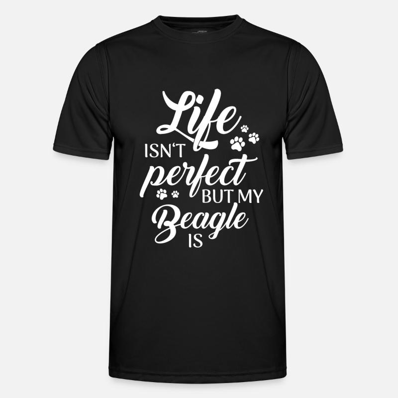 Beagle Dog - Men's Functional T-Shirt - black