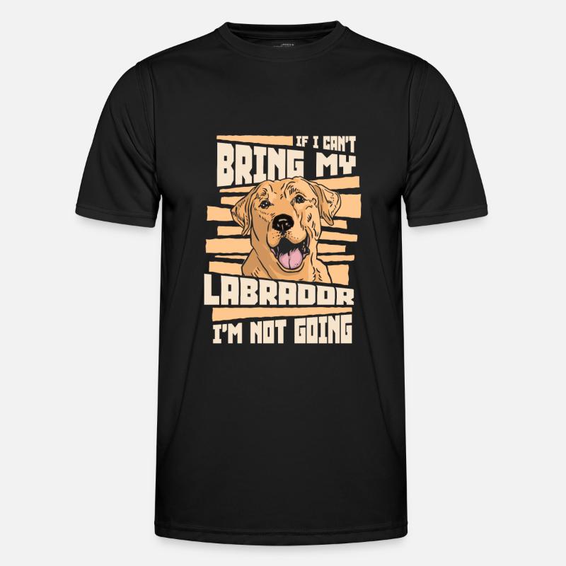 Labrador Dog - Men's Functional T-Shirt - black