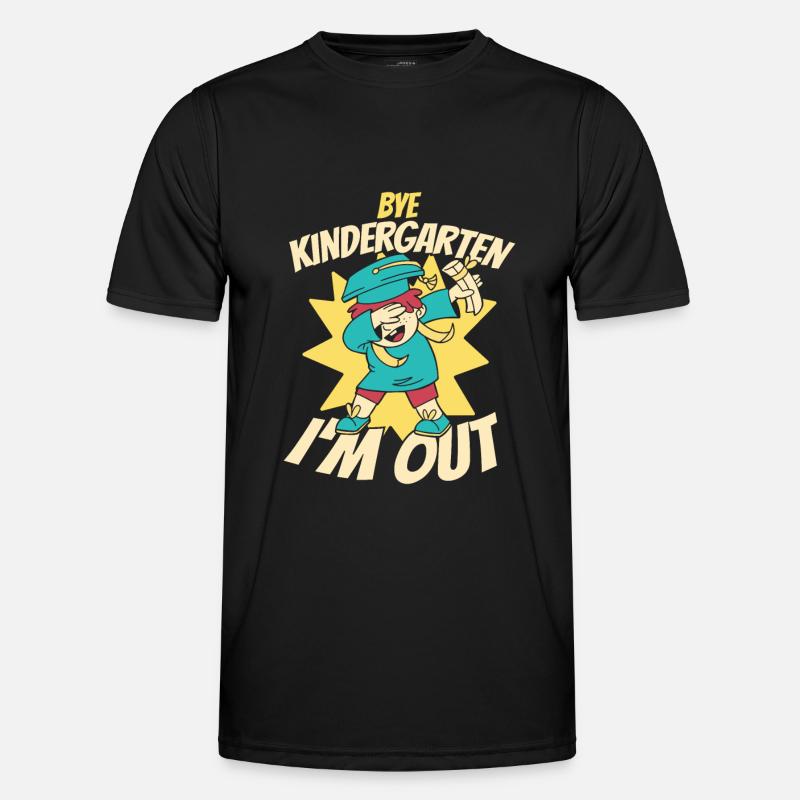 Kindergartenabschluss Grundschule - Männer Funktions-T-Shirt - Schwarz
