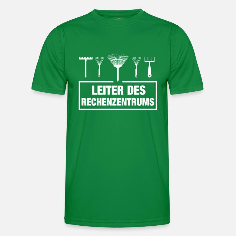 Leiter des Rechenzentrums Garten Gärtner Boss Chef Männer Funktions-T-Shirt