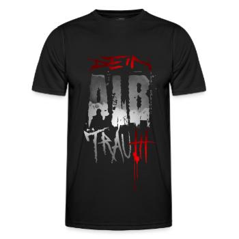 Dein Albtraum - Psycho Rausch Horror - Männer Funktions-T-Shirt - Schwarz - Vorne - AI Model Male 178 dark (178cm)
