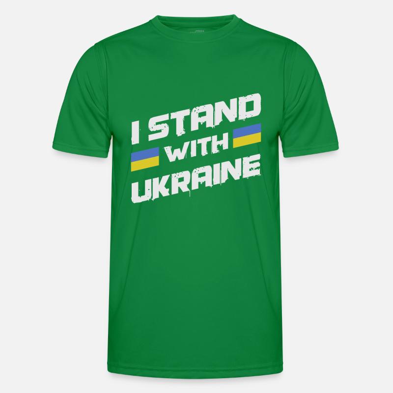 I support Ukraine - stop the war Men's Functional T-Shirt